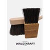 WALDKRAFT Fireplace Brush Set with Shovel and Hand Brush, Heat-Resistant