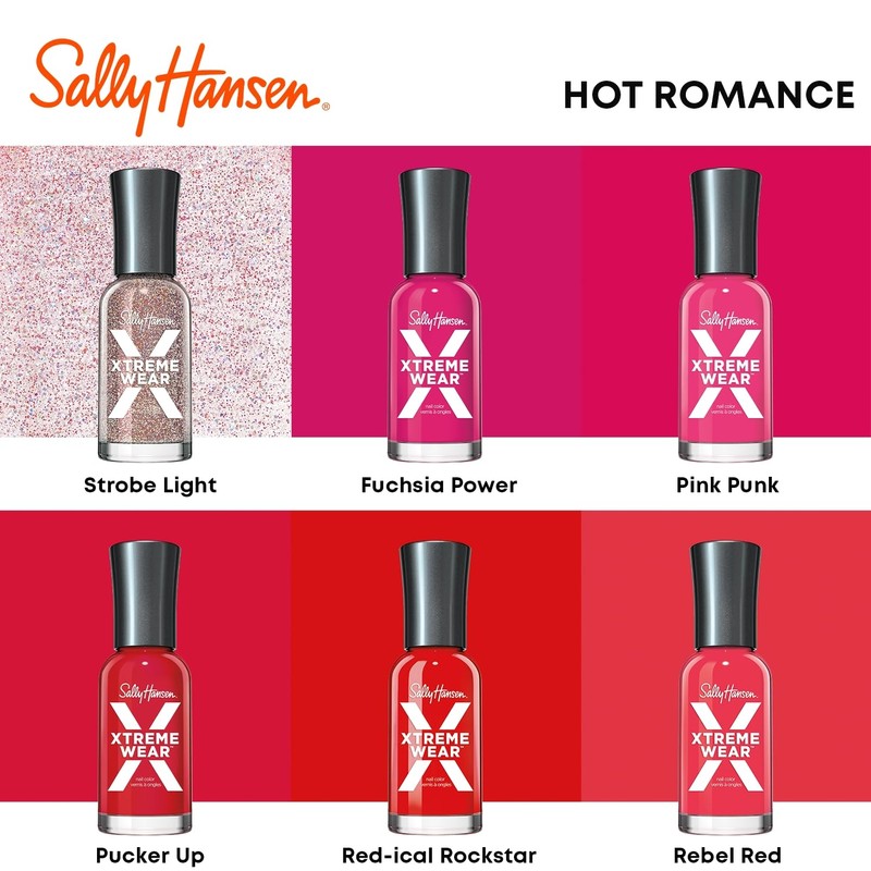 Sally Hansen Xtreme Wear Nail Polish, Strobe Light, 0.4 Fl.