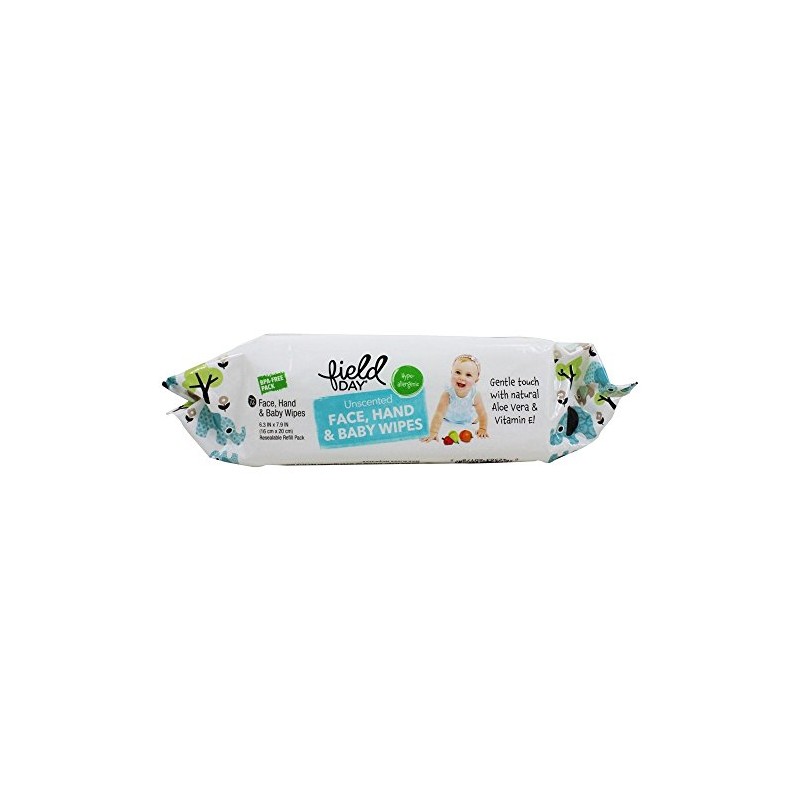 Field Day - Eco-Friendly Baby Wipes Resealable Refill Pack Unscented