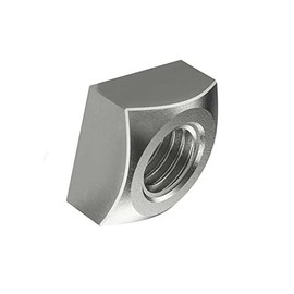 Pack of 10 – M8 – Square Nut Square Nut Stainless Steel A2 / V2A DIN 557 Insert Nut (Standard Design) 8 mm DewTec