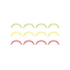 Fox Run Multicolor Upright Taco Holders, Set of 12, Red,