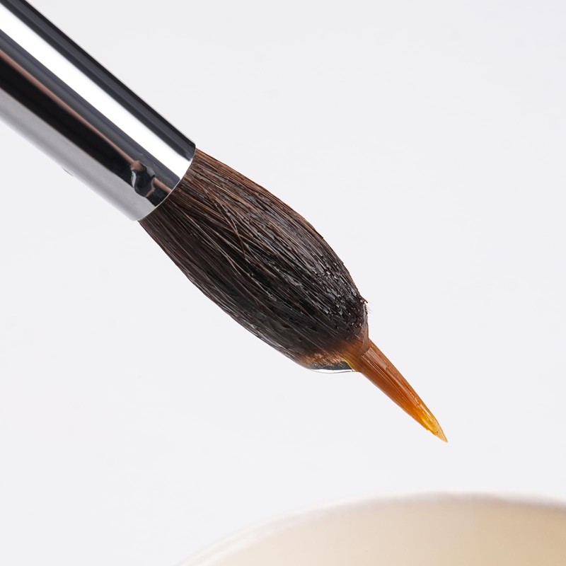 Watercolor Brushes Professional - 4 Pcs Extended Needle Point Brushes