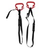 2Pcs Kids Gymnastic Rings Monkey Shape Load Bearing 150KG Ergonomic