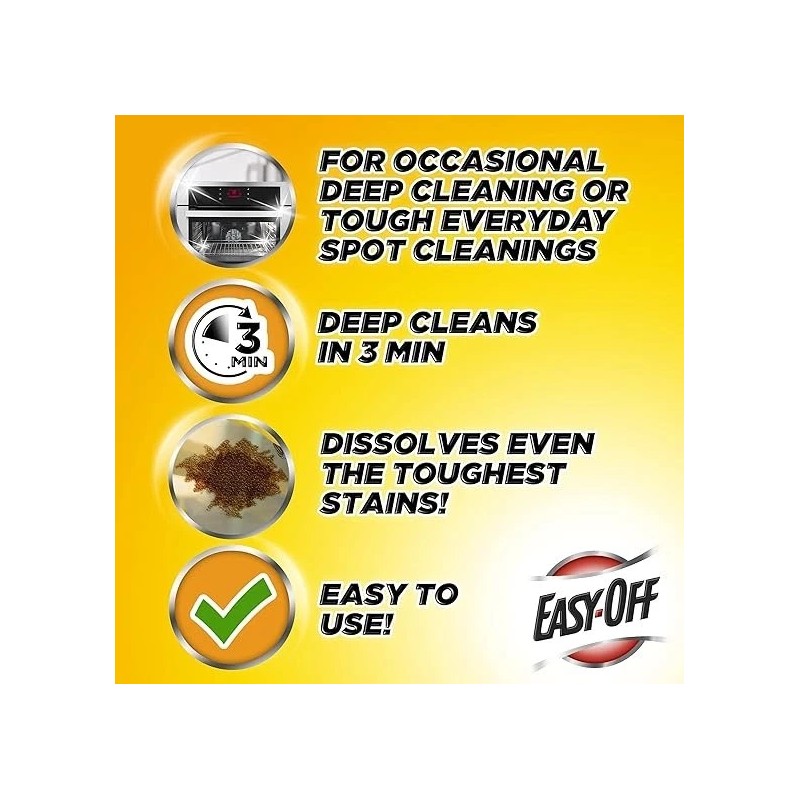 N/A Easy Off Heavy Duty Oven Cleaner, Cuts Grease &