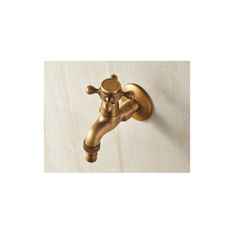 MINAKIKO Antique Scandinavian Style Faucet (Choice of Variations), Brass, Gardening,