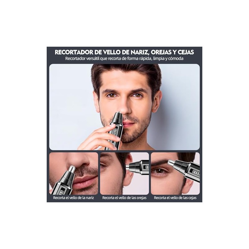 Rasuradora Nariz Cortapelos Orejas Barba Ceja