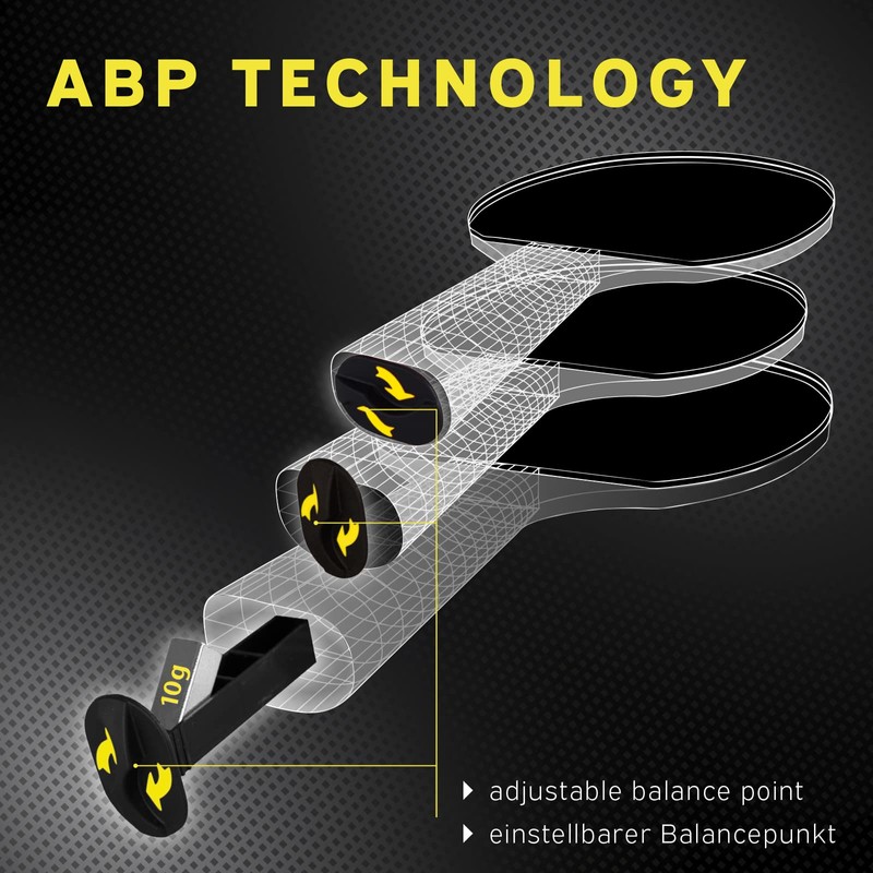 Donic-Schildkröt Carbon Tischtennisschläger Waldner 5000, ITTF Belag, 751805