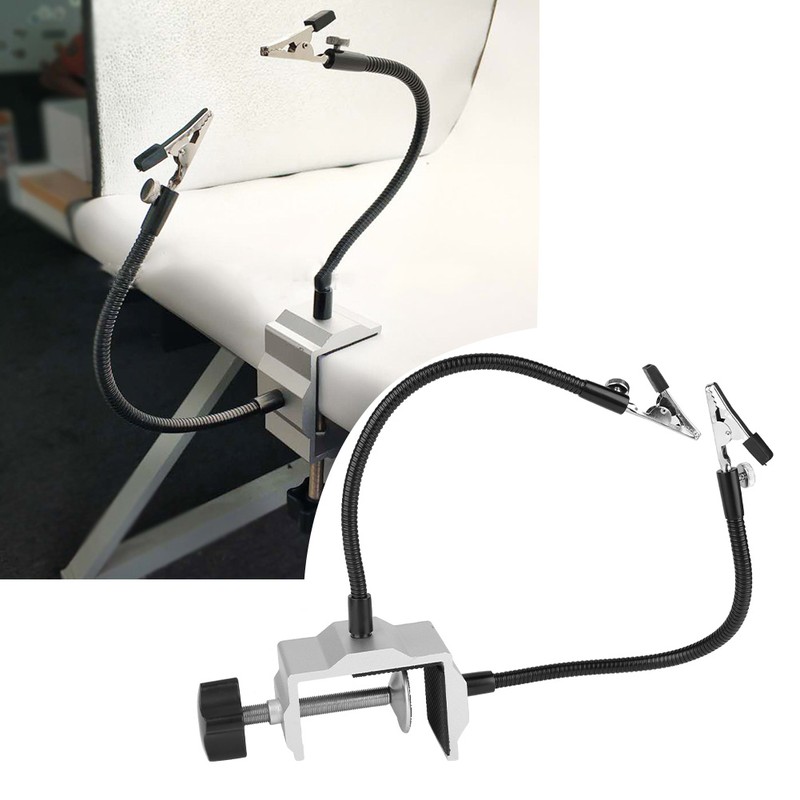 Universal Metal Arm Electric Iron Holder Solder Station Clamp for