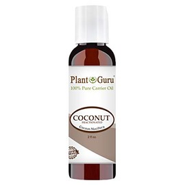 Fractionated Coconut Oil 2 oz. 100% Pure MCT Natural Carrier - Skin, Face, Body, Massage and Hair Growth Moisturizer, Great for Diluting Aromatherapy Essential Oils