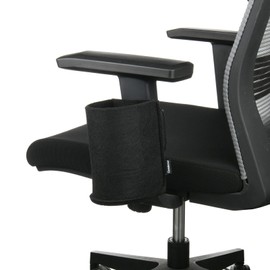 Drinking Cup Holder with Adjustable Straps for Patio Garden Chaise Lounge Chairs, Universal Cup and Bottle Holder for Beach Chair, Golf Cart, Wheelchair, Easily Straps to Chairs with Armrests