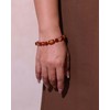 Xfoxstal Feng Shui Bracelet Citrine Stretch Agate Carving Sutra Beads