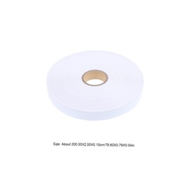 DIYEAH Blank White Nylon Washing Label Tape for DIY Printing 2cm X 200m Roll Durable and Safe Material for Clothes Customizable Size Easy to Store