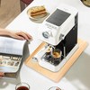 360° Appliance Sliding Tray for Coffee Maker, Bamboo Rolling Tray
