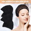 4Pcs Hair Nets for sleeping in Crochet Cap Hair Mesh