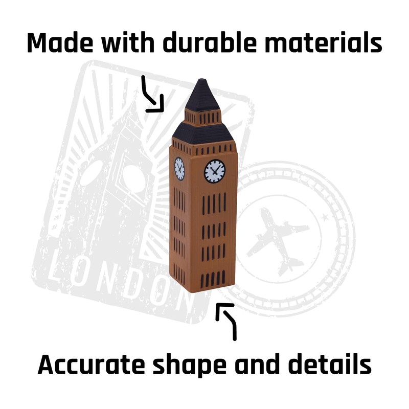Big Ben Fidget Toy - Squishy Foam Stress Reliever -