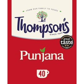 Thompson's Family Teas Punjana Original Blend Tea Bags, 40 each