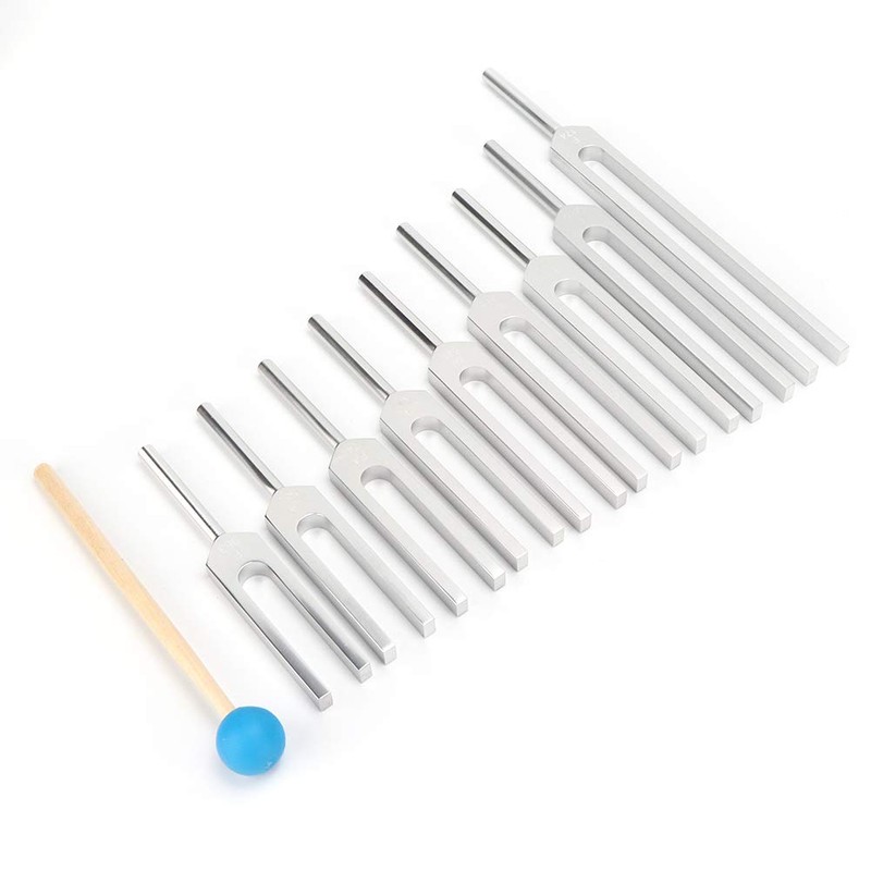 Tuning Fork, 9 Pcs 174/285/396/417/528/639/741/852/963HZ Tuning Fork Sound Healing Therapy