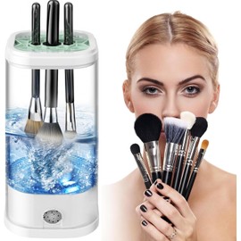 Limpiador Eléctrico De Brochas De Maquillaje, 7000 Rpm, Limpieza Profunda Para Todo Tipo De Brochas, Herramienta De Belleza Automática Para El Hogar Y Viajes, Regalo Ideal Para Mujeres,