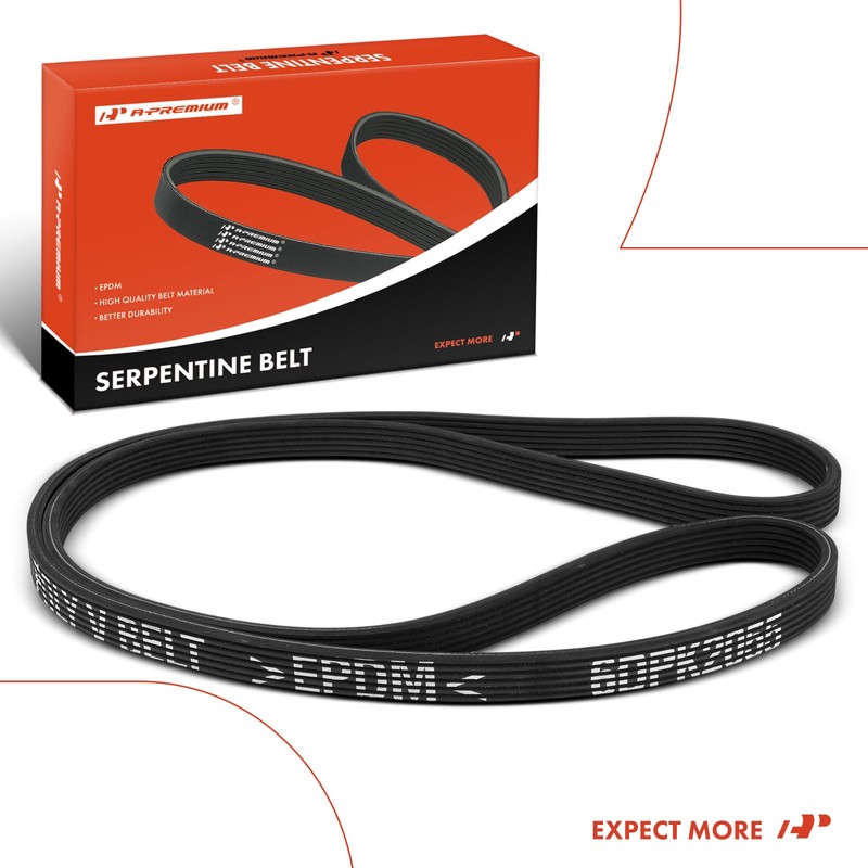 A-Premium Dual-Sided Engine Serpentine Drive Belt Compatible with Hyundai Genesis