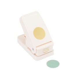 Vaessen Creative Heavy Duty Maxi, Circle, Strong Punch for Paper, Cork, Foam, Shrink Plastic and Other Craft Supplies, Cut-Out Size 3.75cm in Diameter, Pin