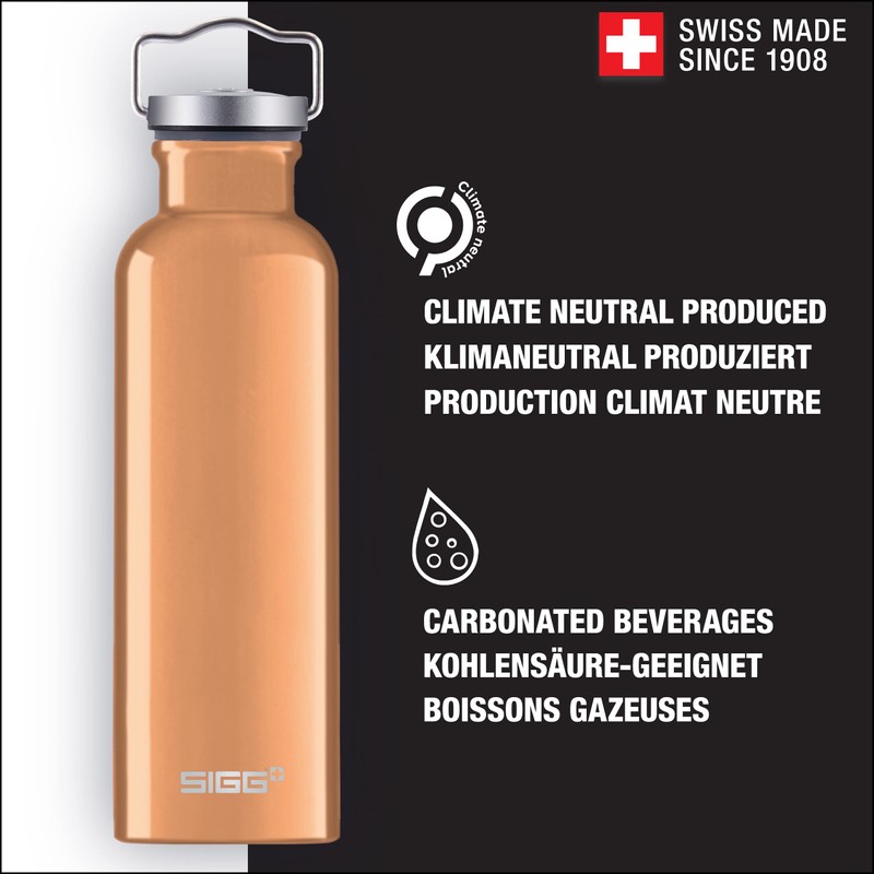 Sigg - Metal Water Bottle - Original - Made in