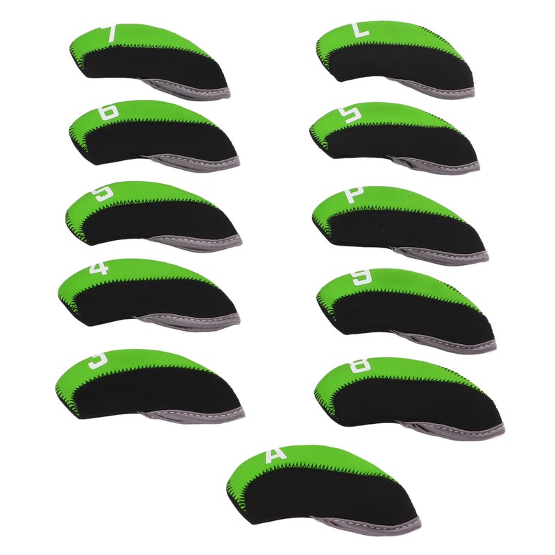 11Pcs/Set Number Golf Iron Headcover Neoprene Golf Club Iron Head