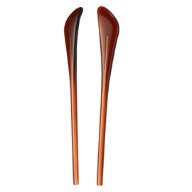 PATIKIL Glasses End Tips, 1 Pairs Eyeglass Anti Slip Ear Sock Hard Plastic Tube Sleeve Replacement Temple for Round Thin Metal Eyeglass Temple, Brown-4