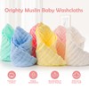 Orighty Muslin Baby Washcloths Pack of 6 - Soft Face