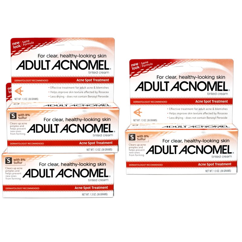 Acnomel Adult Acne Medication Cream - 1.3 Oz (3 Pack)