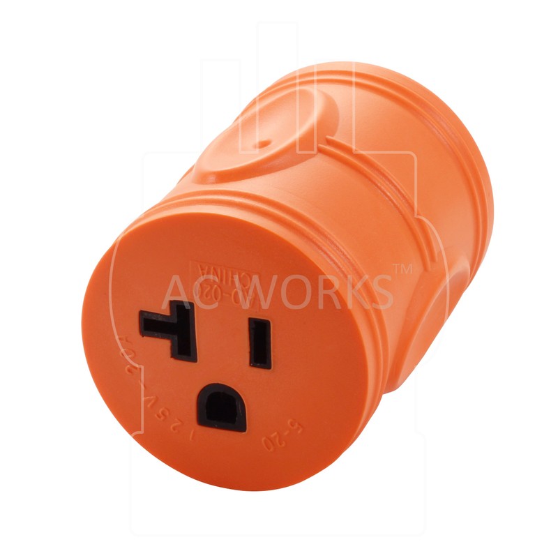 AC WORKS Shore Power Adapters (L5-30 30A Locking to 15/20A