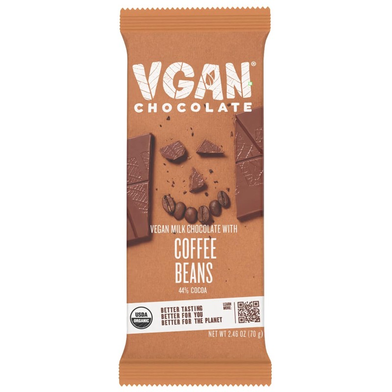 VGAN Vegan Chocolate Bars, Gluten Free Snacks, Plant Based, Soy