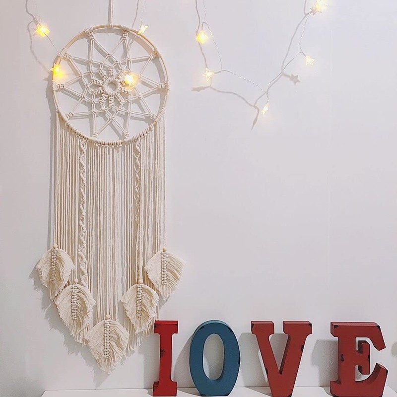 Macrame Dream Catcher Set, Macrame Yarn, Cotton Yarn, Macrame Cord