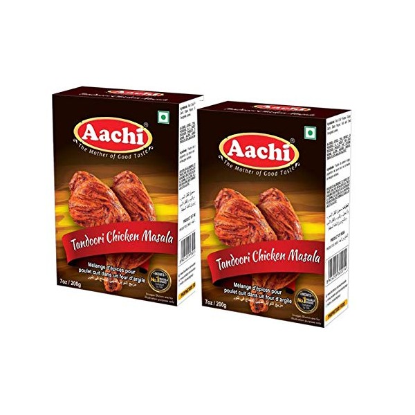 AACHI Tandoori Chicken Masala 200 gms -TWIN PACK- PACK OF 2 (200 gms X 2)
