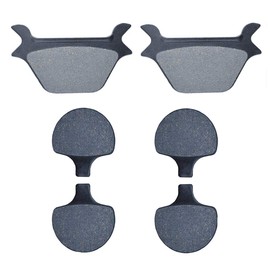 AHL Front and Rear Brake Pads for Harley FXD FXDL FXDWG FXR FXRS FXRT FXLR 1988-1999 / Convertible, Dyna, Superglide, Sportglide, Lowrider, Wide Glide