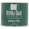 Royal Oak Gourmet Unsalted Virginia Peanuts, 40-Ounce Tins (Pack of