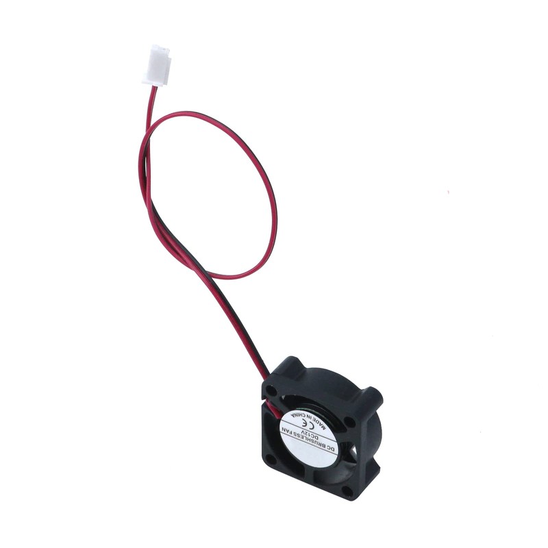 Antrader 3-Pack 12V 0.1A 2Pin 25mm x25mm x10mm DC Small