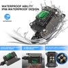 OELFFOW Waterproof On Off Toggle Switch with Green Light Rocker