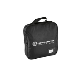 K&M Black Nylon Laptop Stand Carrying Case Bag with K&M Signet - Practical, Lightweight, Durable 12199