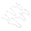 5ZHSFULLKIT Headlight Retaining Spring Clips for H1 H3 H4 H7,
