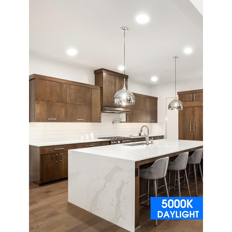 4 Pack 6 Inch LED Disk Light, Dimmable Flush Mount