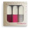 Set Lip Plumper Farmasi Rosa 3 Unidades Hidratante Acabado Brillante