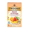 Twinings Peach Orange Herbal Tea Bags 20 Count Caffeine Free