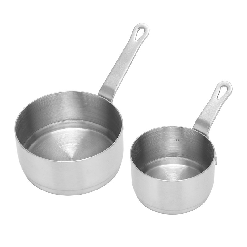 2pcs Sauce Cup 304 Stainless Steel Stackable Handle Design Mini