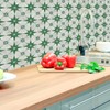 20 Pieces Tile Stickers, Classic Eight-Pointed Star Tile Stickers, Green
