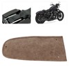 Motorcycle Fender Bib Cover Artificial Leather Decorative Pad Flame Pattern