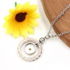 Uloveido Charm Religious Round Mustard Pendant Round Circle Ring Shape