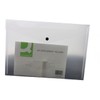 Q-Connect A4 Document Folder Plastic Clear Popper KF01244Q - Pack
