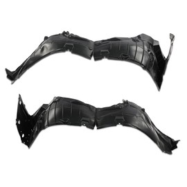 CROSSDESIGN Fender Liner Set Compatible with Nissan Altima Sedan 2013 638403TA0A, 638413TA0A, NI1248131, NI1249131