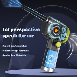 Svinkal Compressed air Duster Electric, Computer air Blower Gun, air Blower for Computer Keyboard, Cordless air Duster, for Cleaning Camera Toys Greenery Computer Keyboard, etc（Brushless Motor）