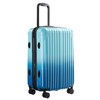 sukiost Checked Luggage, 24 Inch Hardside Suitcase, Lightweight Hardshell with